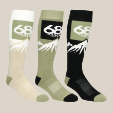 2526 686 육팔육 스노우보드 양말 스노우 캡스 3개입 - 멀티 26M4WSOC199P-MULT