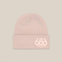 2526 686 육팔육 스노우보드 비니 빅 로고 엠브로이디드 - 스모키 핑크