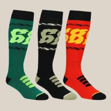 2526 686 육팔육 스노우보드 양말 플레임 3개입 - 어쏘티드 (26M5WNSOC216-AST)