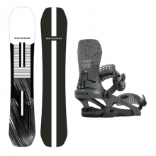 2324 Whitespace Freestyle Shaun White Pro Snowboard - 154 156 + 2324 Rome D.O.D Snowboard Bindings - Black