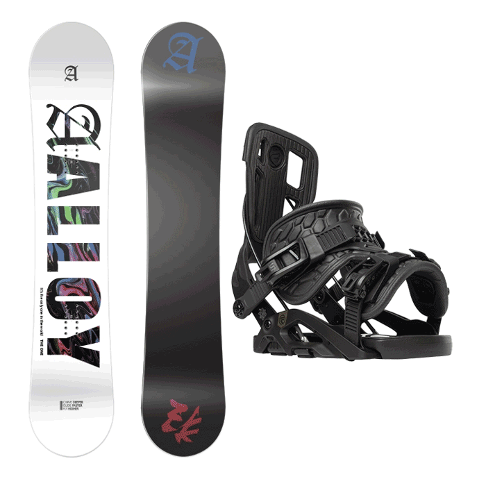 2122 Alloy The One Snowboard - 153 157 + 2324 Flow Fuse Bindings
