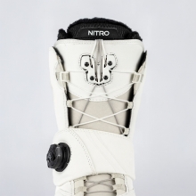 2526 나이트로 여성용 스노우보드 부츠 케이브 스텝온 TLS - 화이트 (N25FBT848721)
