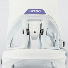 2526 나이트로 여성용 스노우보드 바인딩 스텝온 - 화이트 (N25FBD836525)