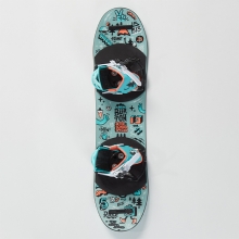 2526 버튼 아동용 스노우보드 세트 키즈 애프터스쿨 스페셜 데크 & 바인딩 패키지 - 80 90 100 (1073113A03)