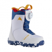 2526 버튼 아동용 스노우보드 부츠 키즈 그롬 보아 - 화이트 (1508913A50)