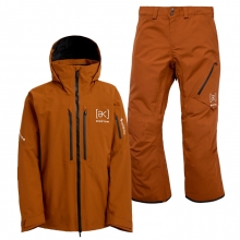 버튼 스노우보드복 코디세트 #1 / 2526 [AK] 스워시 고어텍스 자켓 - 체스트넛 브라운 + 2526 [AK] 싸이클릭 고어텍스 팬츠 (숏) - 체스트넛 브라운 (100011BEZA / 100001BEZA)