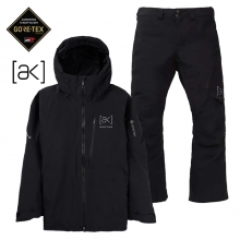 버튼 스노우보드복 코디세트 #2 / 2526 [AK] 싸이클릭 고어텍스 자켓 - 트루 블랙 + 2526 [AK] 싸이클릭 고어텍스 팬츠 (숏) - 트루 블랙 (100021BA04 / 1000012A04)