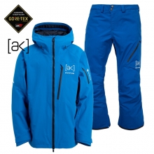 버튼 스노우보드복 코디세트 #3 / 2526 [AK] 싸이클릭 고어텍스 자켓 - 블루 틸 + 2526 [AK] 싸이클릭 고어텍스 팬츠 (숏) - 블루 틸 (100021BEVV / 100001BEVV)