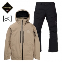 버튼 스노우보드복 코디세트 #10 / 2526 [AK] 스워시 고어텍스 자켓 - 서밋 타우프 + 2526 [AK] 스워시 고어텍스 팬츠 (숏) - 트루 블랙 (100011BAH2 / 100221BA04)