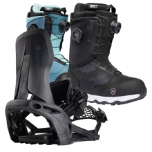 2526 니데커 카본 슈퍼매틱 스노우보드 바인딩 - 블랙 + 2526 니데커 리프트 여성용 부츠 세트 (2526 Nidecker Carbon Supermatic snowboard bindings - Black + 2526 Nidecker Rift Women Snowboard Boots)