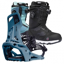 2526 니데커 오리지널 슈퍼매틱 스노우보드 바인딩 - 아틀란틱 + 2526 니데커 리프트 여성용 부츠 세트 (2526 Nidecker Og Supermatic snowboard bindings - Atlantic + 2526 Nidecker Rift Women Snowboard Boots)