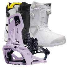 2526 니데커 오리지널 슈퍼매틱 스노우보드 바인딩 + 키타 남성용 세트 (2526 Nidecker Og Supermatic snowboard bindings - Heather + 2526 Nidecker Kita Mens Snowboard Boots)