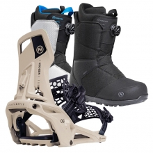 2526 니데커 오리지널 슈퍼매틱 스노우보드 바인딩 + 시에라 남성용 세트 (2526 Nidecker Og Supermatic snowboard bindings - Desert + 2526 Nidecker Sierra Mens Snowboard Boots)
