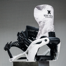 2526 벤트메탈 라이트닝 슈퍼매틱 스노우보드 바인딩 - 화이트 (25BN013-WH)