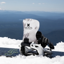 2526 벤트메탈 라이트닝 슈퍼매틱 스노우보드 바인딩 - 화이트 (25BN013-WH)