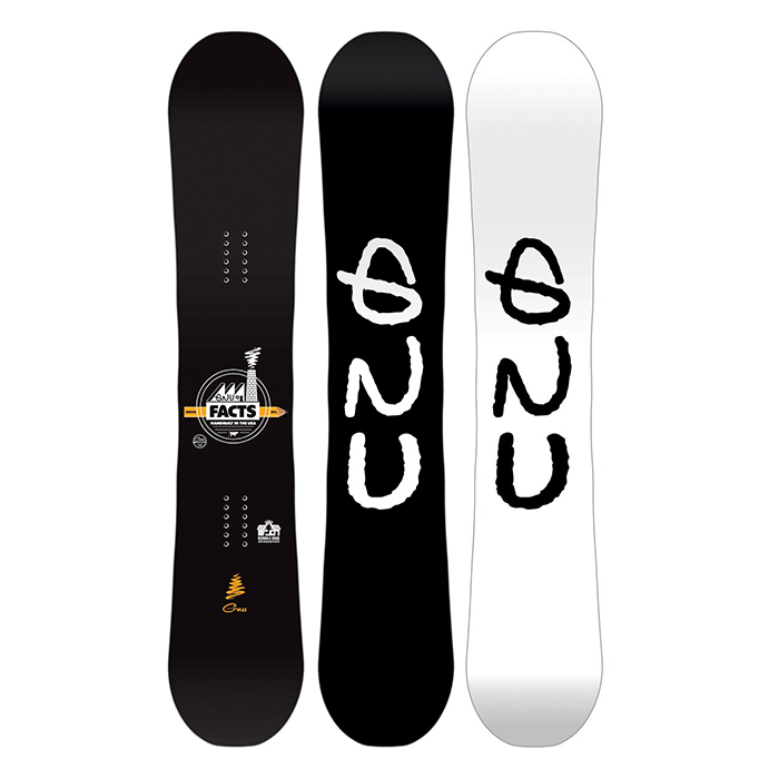 2526 그누 스노우보드 팩트 데크 - 150 153 156 159 162W (25SN001)