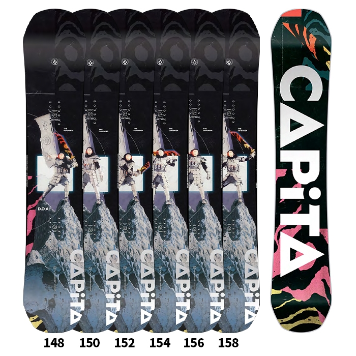 2526 캐피타 스노우보드 D.O.A. 데크 - 148 150 152 154 156 158 (21030300)