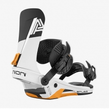 2526 유니온 스노우보드 바인딩 아틀라스 - 화이트/오렌지 (11000300-WHO)