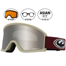 2526 드래곤 보드 스키 고글 DX3 플러스 OTG 올드스쿨 루마렌즈 - 실버 이온 + 보너스 : 엠버 (25DRG1906130310)