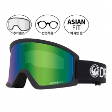 2526 드래곤 보드 스키 고글 DX3 L OTG 블랙 루마렌즈 - 그린 이온 + 보너스 : 클리어 렌즈 (25DRG1566330003)