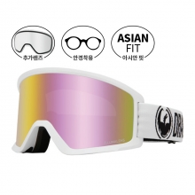 2526 드래곤 보드 스키 고글 DX3 OTG 화이트 루마렌즈 - 핑크 이온 + 보너스 : 클리어 렌즈 (25DRG258N6130101)