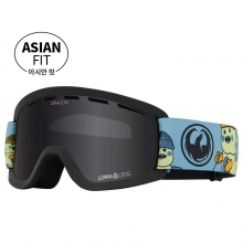2526 드래곤 보드 스키 고글 릴 D 릴카이주 루마렌즈 - 다크 스모크 (25DRG1814425406)