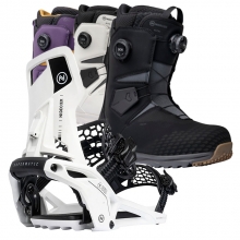 2526 니데커 오리지널 슈퍼매틱 스노우보드 바인딩 + 알타이 남성용 세트 (2526 Nidecker Og Supermatic snowboard bindings - White + 2526 Nidecker Altai Men Snowboard Boots)