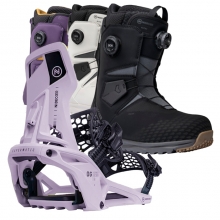 2526 니데커 오리지널 슈퍼매틱 스노우보드 바인딩 + 알타이 남성용 세트 (2526 Nidecker Og Supermatic snowboard bindings - Heather + 2526 Nidecker Altai Men Snowboard Boots)