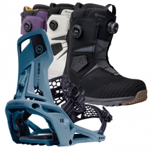 2526 니데커 오리지널 슈퍼매틱 스노우보드 바인딩 + 알타이 남성용 세트 (2526 Nidecker Og Supermatic snowboard bindings - Atlantic + 2526 Nidecker Altai Men Snowboard Boots)