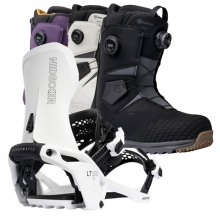 2526 니데커 라이트닝 슈퍼매틱 스노우보드 바인딩 + 알타이 남성용 세트 (2526 Nidecker Lt Supermatic snowboard bindings - White + 2526 Nidecker Altai Men Snowboard Boots)