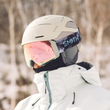 2526 스미스 보드 스키 고글 포디 맥 XL 마인드 익스펜더 - 크로마팝 에브리데이 로즈 골드 미러 + 보너스 : 크로마팝 스톰 로즈 플래쉬 (4D MAG XL-1995)