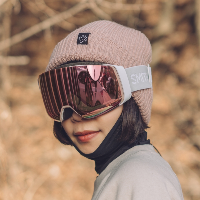 2526 스미스 스노우보드 고글 포디 맥 화이트 베이퍼 - 크로마팝 에브리데이 블루 미러 + 보너스 : 크로마팝 스톰 로즈 플래쉬 (4D MAG-7096)