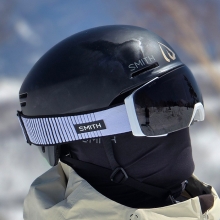 2526 스미스 보드 스키 고글 아이오 맥 XL 화이트 페이드 아웃 - 크로마팝 선 블랙 + 보너스 : 크로마팝 스톰 블루 센서 미러 (I/O MAG XL-1742)