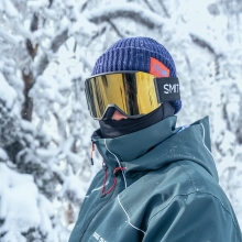 2526 스미스 보드 스키 고글 스쿼드 맥 블랙 - 크로마팝 프로 변색 골드 미러 + 보너스 : 크로마팝 스톰 블루 센서 미러 (SQUAD MAG-1797)