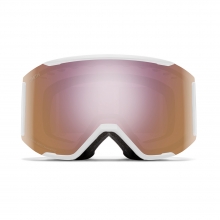 2526 스미스 보드 스키 고글 스쿼드 맥 화이트 베이퍼 - 크로마팝 에브리데이 로즈 골드 미러 + 보너스 : 크로마팝 스톰 로즈 플래쉬 (SQUAD MAG-3302)