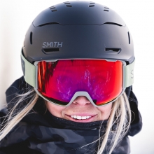 2526 스미스 보드 스키 고글 프리뷰 패티그 그린 - 크로마팝 변색 레드 미러 (4D PRE-1483)