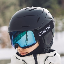 2526 스미스 보드 스키 고글 프리뷰 블랙 - 크로마팝 에브리데이 블루 미러 (4D PRE-1421)