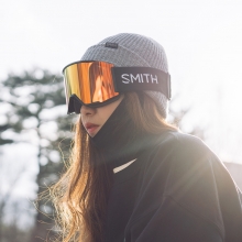 2526 스미스 스노우보드 고글 스쿼드 XL 블랙 - 레드 Sol-X 미러 + 보너스 : 클리어 (SQUAD XL-2197)