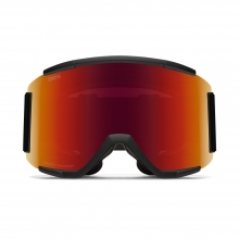 2526 스미스 스노우보드 고글 스쿼드 XL 블랙 - 레드 Sol-X 미러 + 보너스 : 클리어 (SQUAD XL-2197)