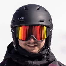 2526 스미스 스노우보드 고글 블레이저 블랙 (크로마팝 미포함) - 변색 레드 센서 미러 (BLAZER-7614)