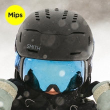 2526 스미스 보드 스키 헬멧 빈티지 2 밉스 - 매트 블랙 (E00563-9KS)