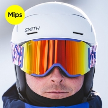 2526 스미스 보드 스키 헬멧 빈티지 2 밉스 - 매트 화이트 (E00563-7DE)