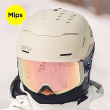 2526 스미스 보드 스키 헬멧 빈티지 2 밉스 - 매트 초크 (E00563-2NV)