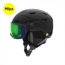 2526 스미스 보드 스키 바이저 헬멧 서베이 밉스 - 매트 블랙 / 에브리데이 그린 (SM25SURM-MBEG)