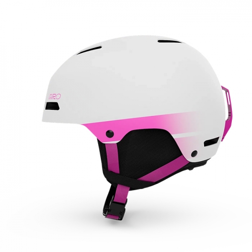 2526 지로 스노우보드 헬멧 렛지 FS - 매트 화이트 / 핑크 (GR25LEDFS-MW/P)