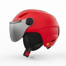 2526 지로 아동용 보드 스키 바이저 헬멧 버즈 밉스 - 매트 브라이트 레드 (GR25BUZZM-MBR)