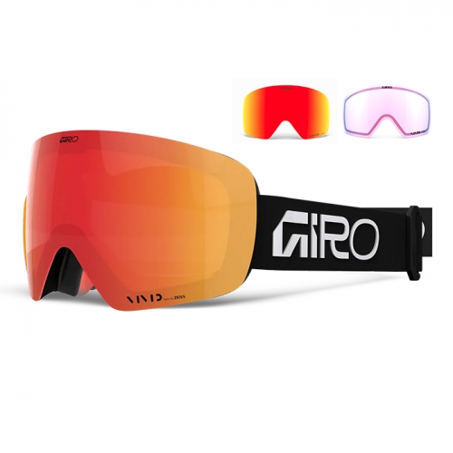 2526 지로 스노우보드 고글 컨투어 아시안핏 - 블랙/화이트 워드마크 / 렌즈 : VIV 앰버/VIV INF (7171779) 2526 지로 스노우보드 고글 컨투어 아시안핏 - 블랙/화이트 워드마크 / 렌즈 : VIV 앰버/VIV INF (7171779)