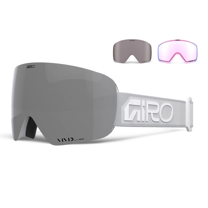 2526 지로 스노우보드 고글 컨투어 아시안핏 - 화이트 워드마크 / 렌즈 : VIV 오닉스/VIV INF (7171793)