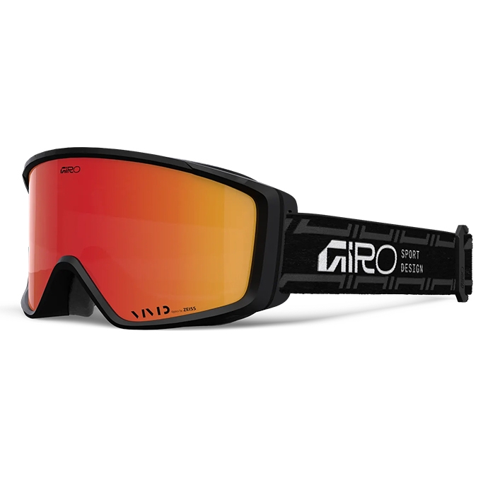 2526 지로 스노우보드 고글 인덱스 2.0 비비드 아시안핏 (안경전용) - 블랙 스택 / 렌즈 : VIV 앰버 (7171923)