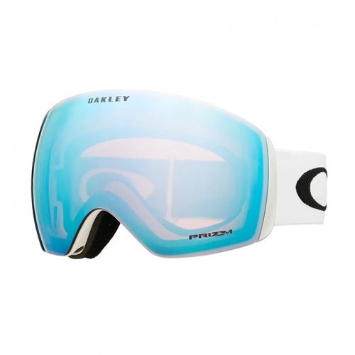 2526 오클리 보드 스키 고글 7050-91 플라이트 덱 L 매트 화이트 / 렌즈 : 프리즘 스노우 사파이어 이리듐 (007050-91)